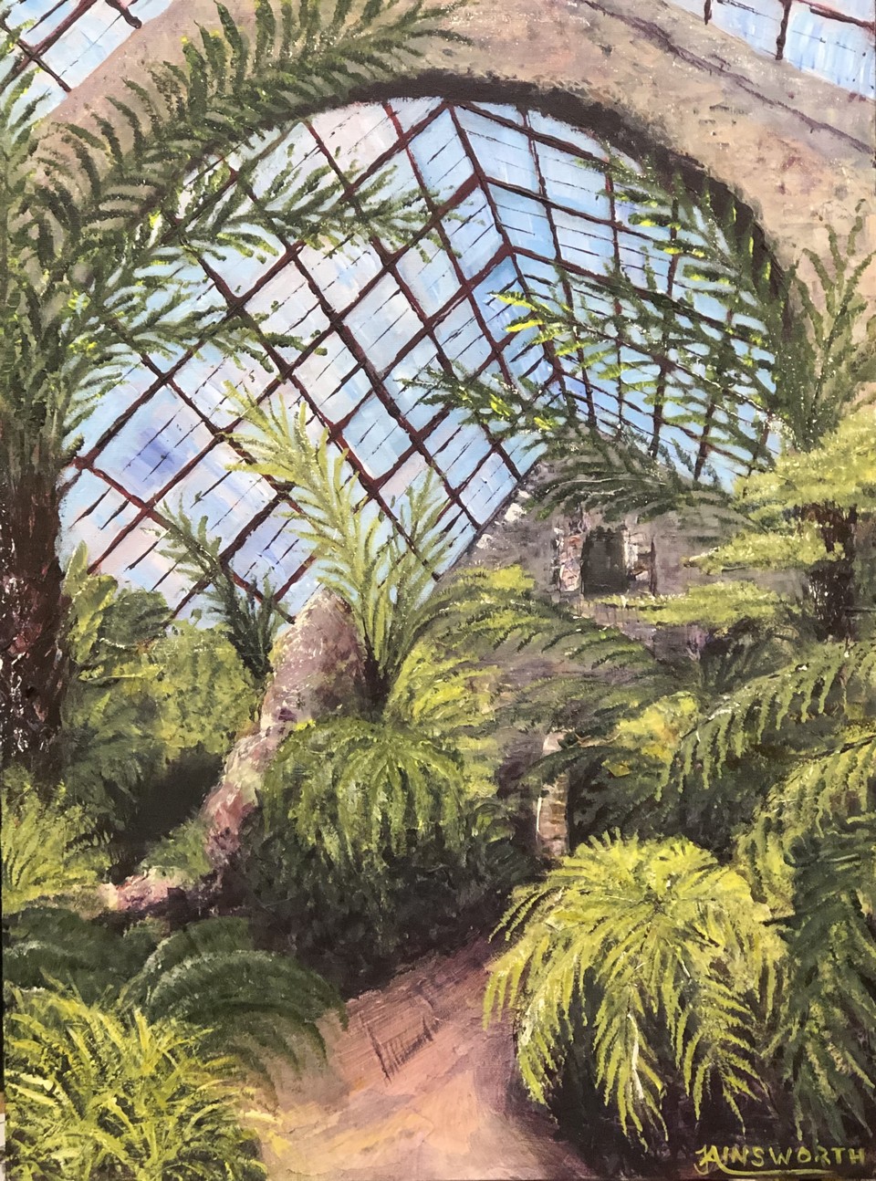 The Fernery Botanic Gardens Southport by Jo Ainsworth